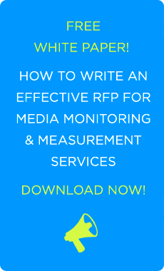 rfp for media monitoring and pr measurement