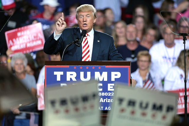 Trump at rally Trump PR mistakes lessons